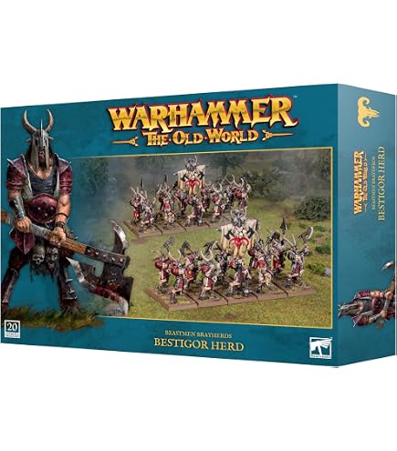 Amazon.com: Warhammer The Old World – Gors Herd | 30 Beastmen
