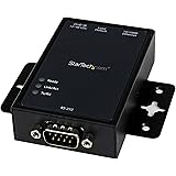 StarTech.com 1 Port RS232 to Ethernet IP Converter / Device Server - Aluminum - Serial over IP Device Server - Serial to IP C