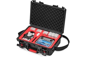 STARTRC PHOTO Mini 4 Pro/Mini3 Case, Portable Waterproof Hard Case for DJI Mini 3 Pro//Mini4 pro Accessories for RC2/RC Controller, 7 Battery