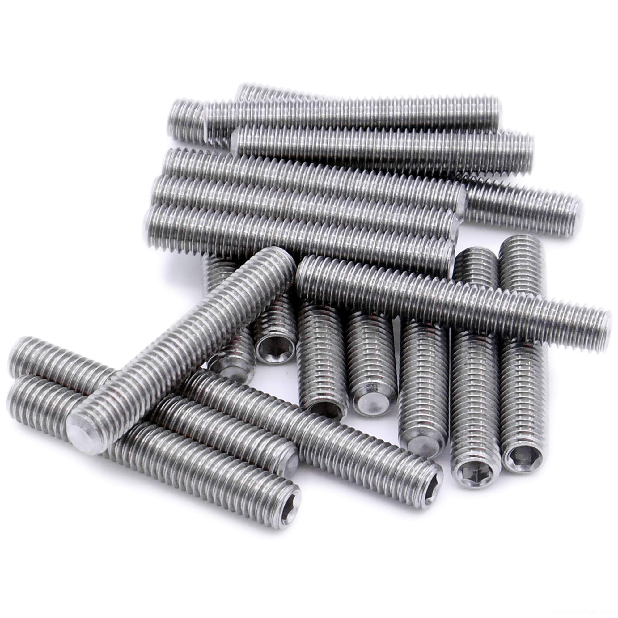 M6 (6mm x 5mm) Hex Socket Grub Screw (Cup Point) - Stainless Steel (A2) (Pack of 20)