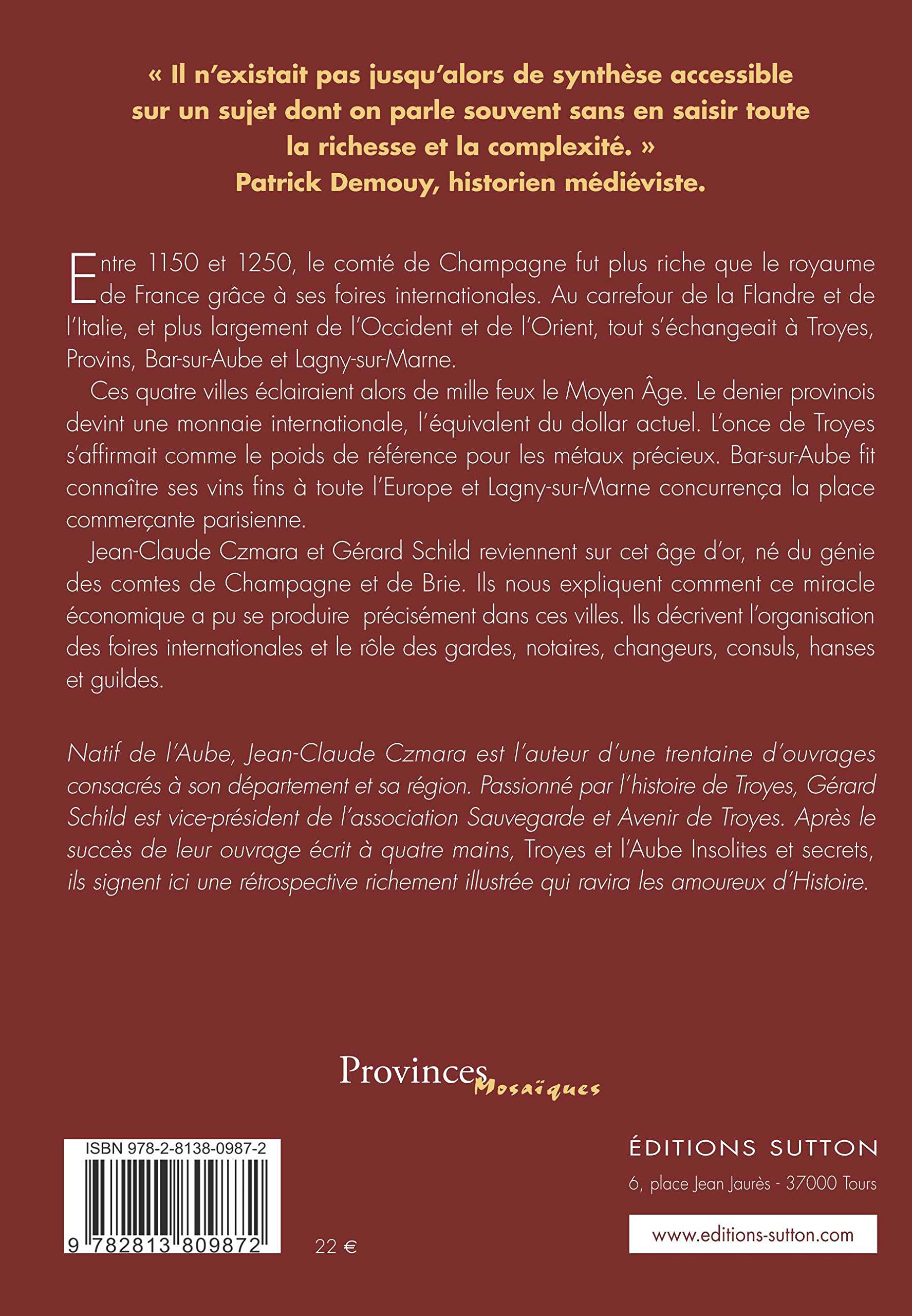 Les Foires De Champagne Provinces Mosaiques French Edition Czmara Jean Claude Schild Gerard Amazon Com Books