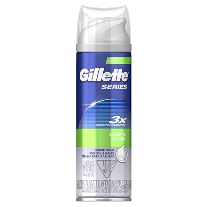 Gillette series shave Cream 9oz Sensitive Skin (047400130906)