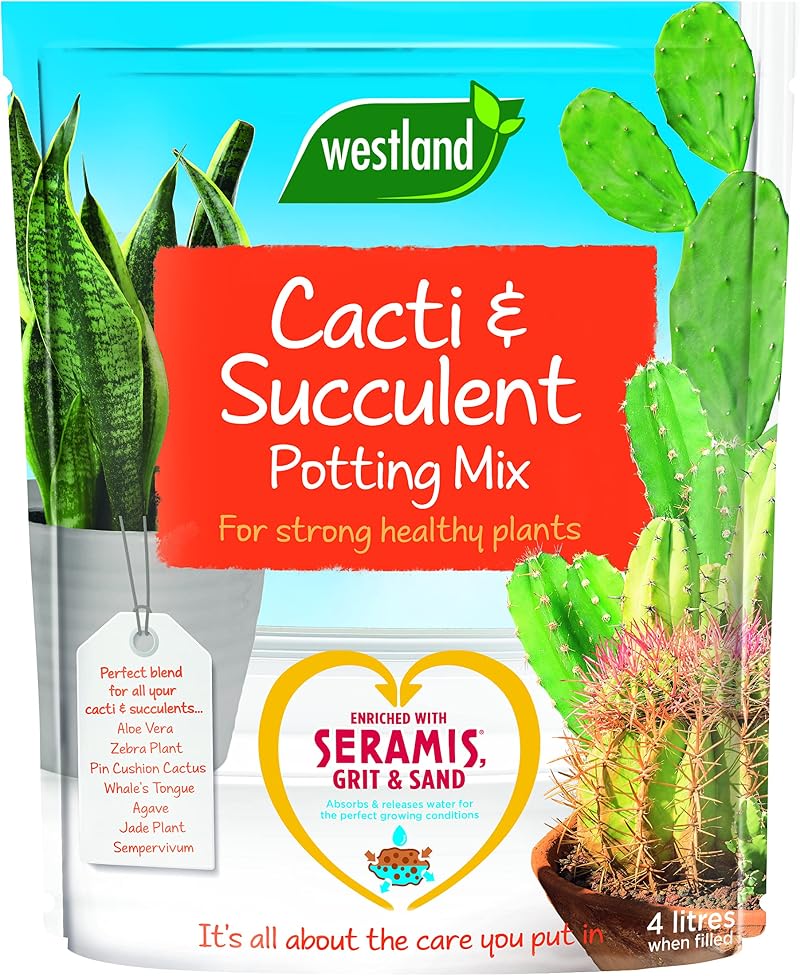 Westland Cacti Succulent Potting Mix with Seramis 4 L Brown 60x3x29 cm