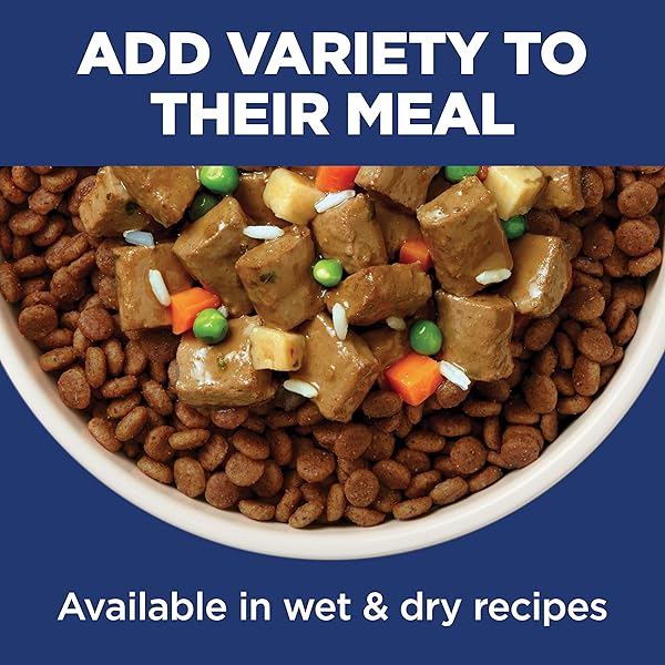 HILL’S SCIENCE DIET ADULT 7+ SMALL BITES DRY DOG FOOD, CHICKEN MEAL, BARLEY, & RICE, 5 LB. BAG