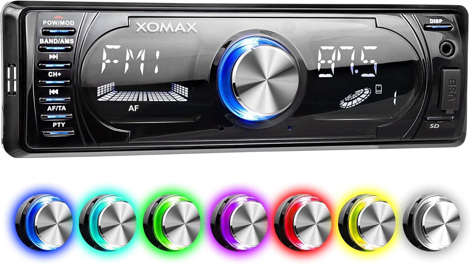 XOMAX XMRSU260BT Car Stereo with Bluetooth HandsFree Amazon.co.uk