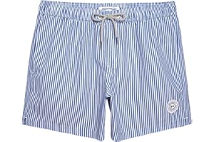 maamgic Mens Swim Trunks 5 Inch with Mesh Lining, Quick Dry Mens Bathing Suit, Swim Shorts for Swimming and Beach