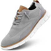 Men's Casual Dress Shoes Fashion Walking Sneakers Mesh Business Oxfords Work Lightweight Soft Sole