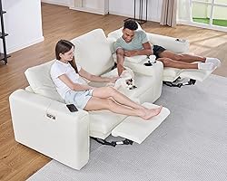 AMERLIFE Reclining Sectional Sofa, Thick Armrest