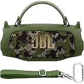 Baval Silicone Case Compatible with JBL Charge 6 Portable Bluetooth Speaker(Green Cover)