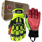 Cestus 5207, Winter Impact Work Gloves, Insulated, Waterproof, ANSI Cut A9