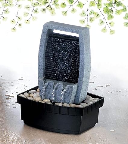 Amazon Com Tabletop Waterfall Fountain Relaxing Indoor
