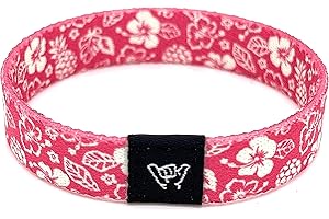 Hang Loose Bands - Coastal Surfer Beach Bracelet for Men, Women & Teens - Comfy Summer - Boho Reversible Wristband - Friendship Bracelets