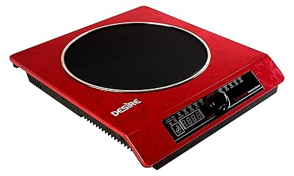 BMS Desire DIS 2500-Watt Induction Cooktop (Red)