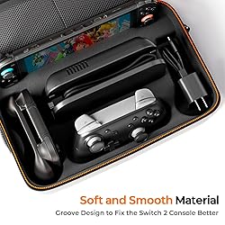 COOWPS Switch 2 Case for Nintendo Switch