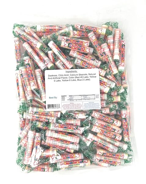 SMARTIES XTREME SOUR CANDY, 2 POUND BULK BAG