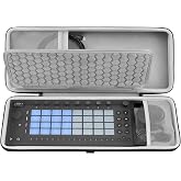 GEEKRIA Hard Shell Travel Case Compatible with Ableton Move, Audio Sampler Carrying Bag (Dark Gray)