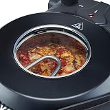 Cooks Professional Electric Pizza Oven 1200W with Stone Base 31cm Grey view 6