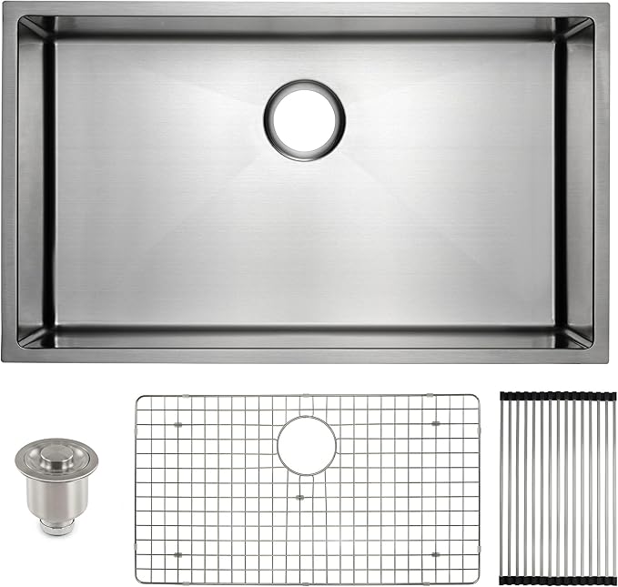 Frigidaire Undermount Stainless Steel Kitchen Sink 10mm Radius