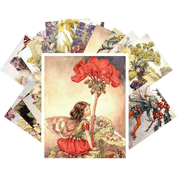 Amazon.com: Flower Fairies One Hundred Postcards: 9780723268420