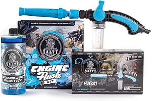 SALTY CAPTAIN EST - 2019 Salty Captain Marine Engine Flush Kit - Clean, Optimize & Protect Jet Ski Engine Cooling System & Exhausts, Universal Motor Flush Adapter & Outboard Boat Performance Maintenance Solution