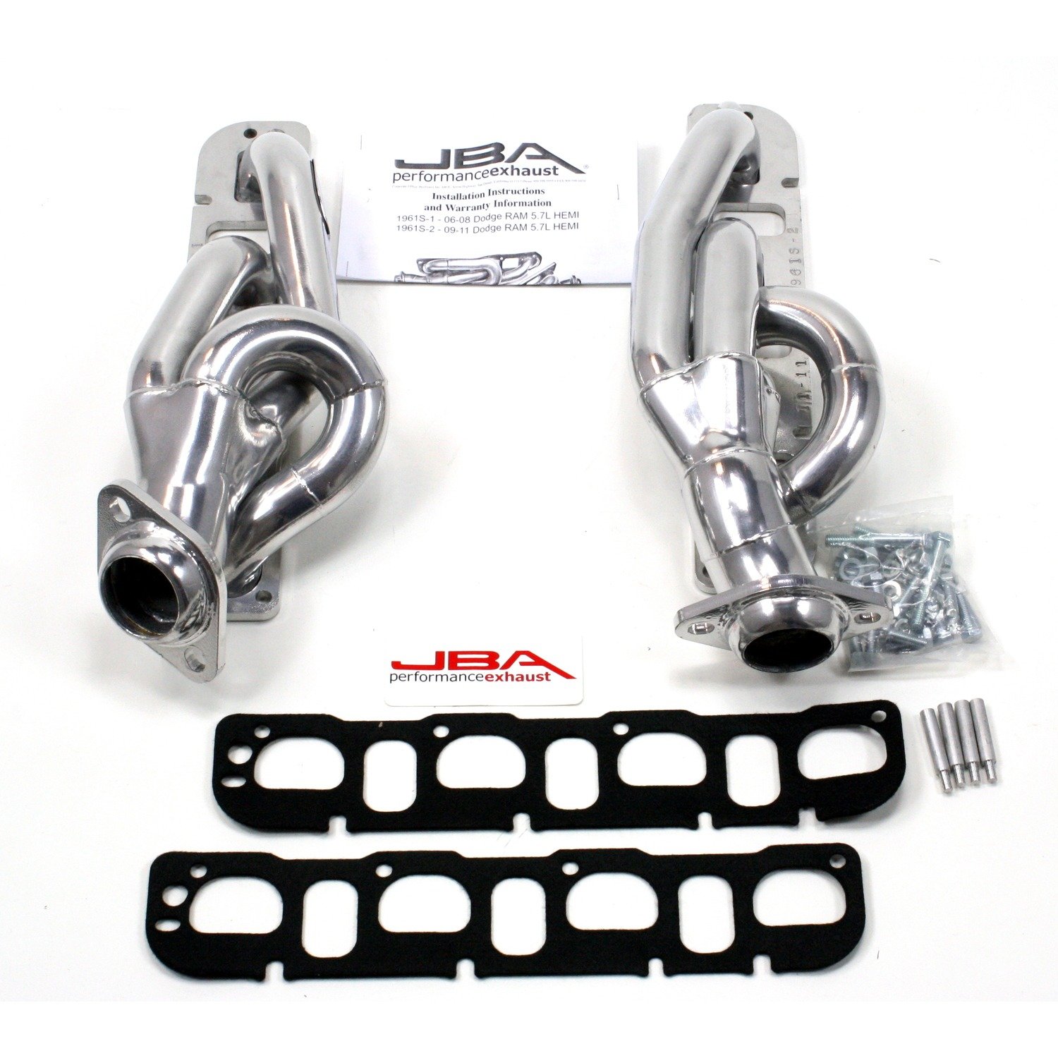 Amazon.com: JBA 1961S-2JS Silver Ceramic Exhaust Header for Dodge RAM 5.7L  Hemi 15/25/3500 2WD and 4WD: Automotive