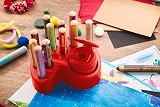 STABILO Woody 3 in 1 Deskset 15 Pencils with 10 Colours and Sharpening Container view 6