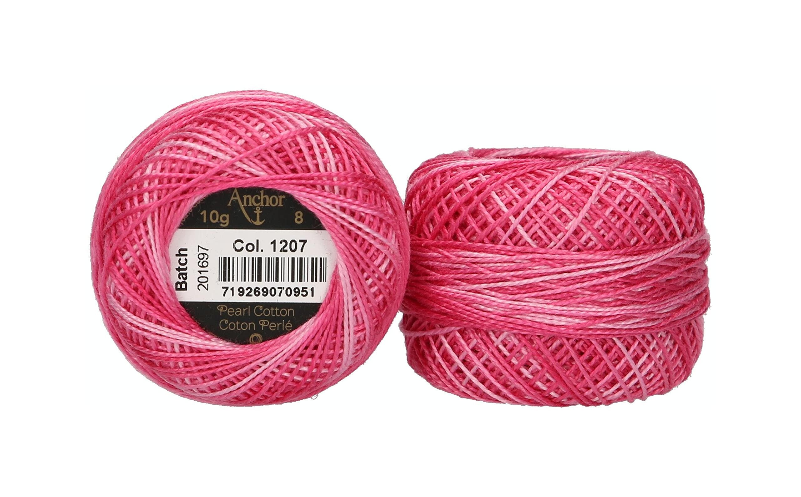 Anchor 4591008-01207 Embroidery Thread, 100% Cotton, 1207, Thickness 8, 82 m, 16 g — image 1