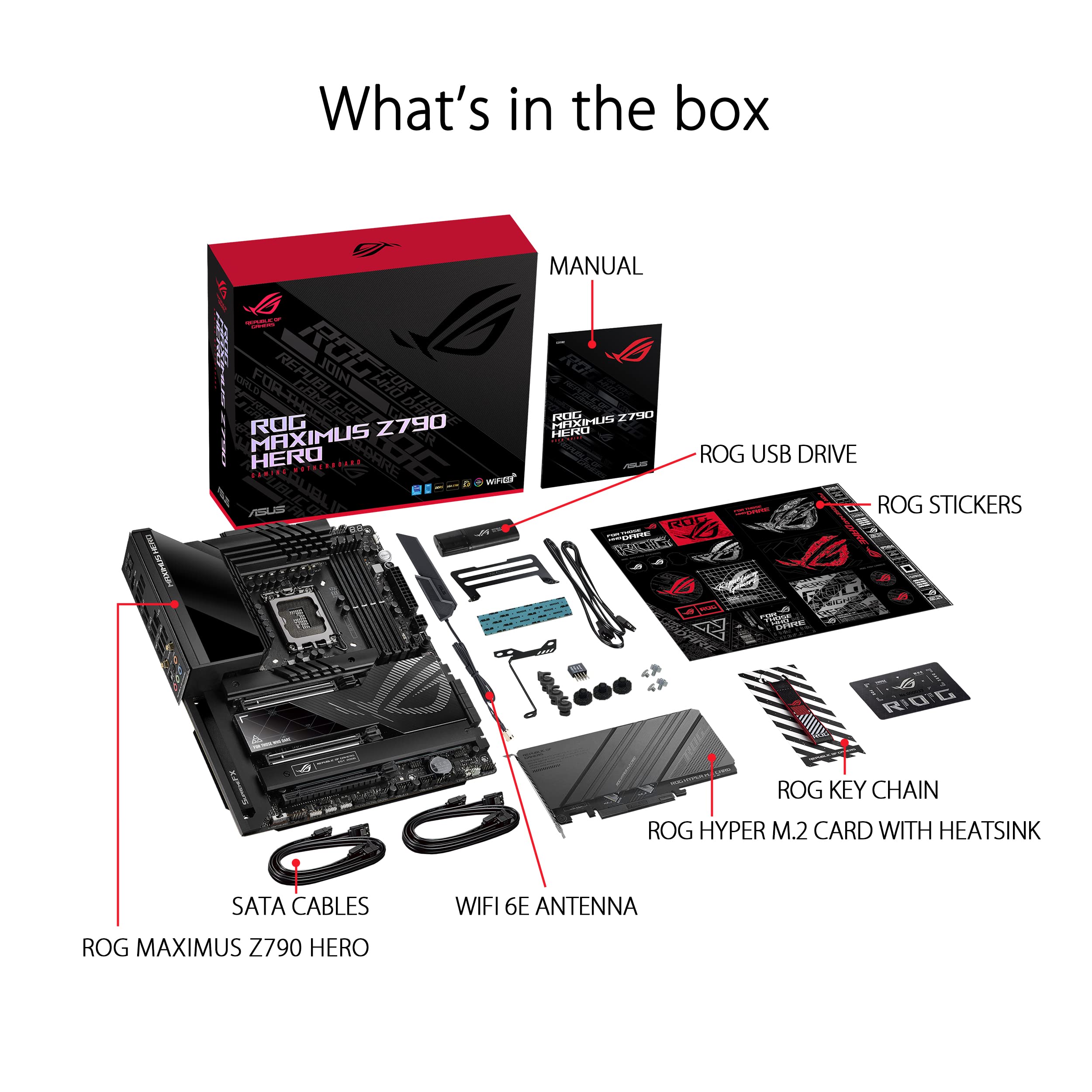 Asus Rog Maximus Z790 Hero (Wifi 6E) Lga 1700(Intel®13Th&Amp;12Th Gen) Atx Gaming Motherboard(Pcie 5.0,Ddr5,20+1Power Stages,2.5Gb Lan, Bluetooth V5.2,2X Thunderbolt 4 Ports,5Xm.2, Thunderbolt™ 4/Usb4) - View 6