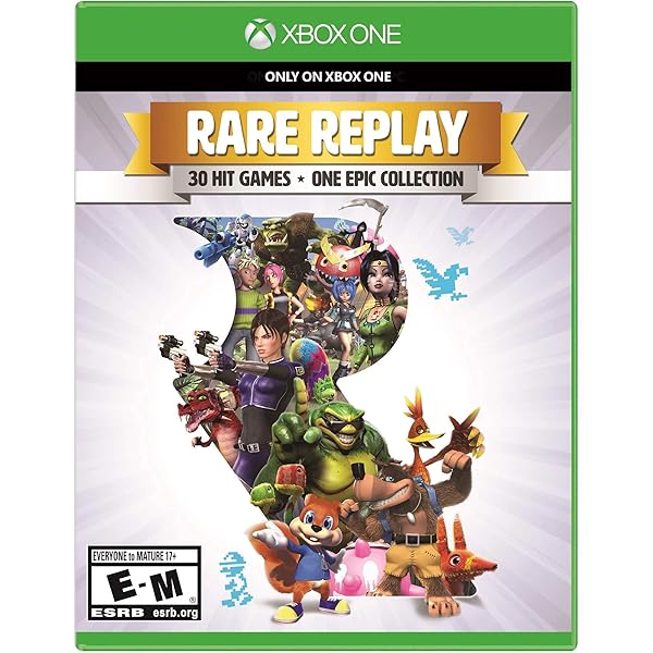 RARE REPLAY   新品未開封　　XBOX ONE Amazon.com: Microsoft Rare Replay (Xbox One) : Video Games
