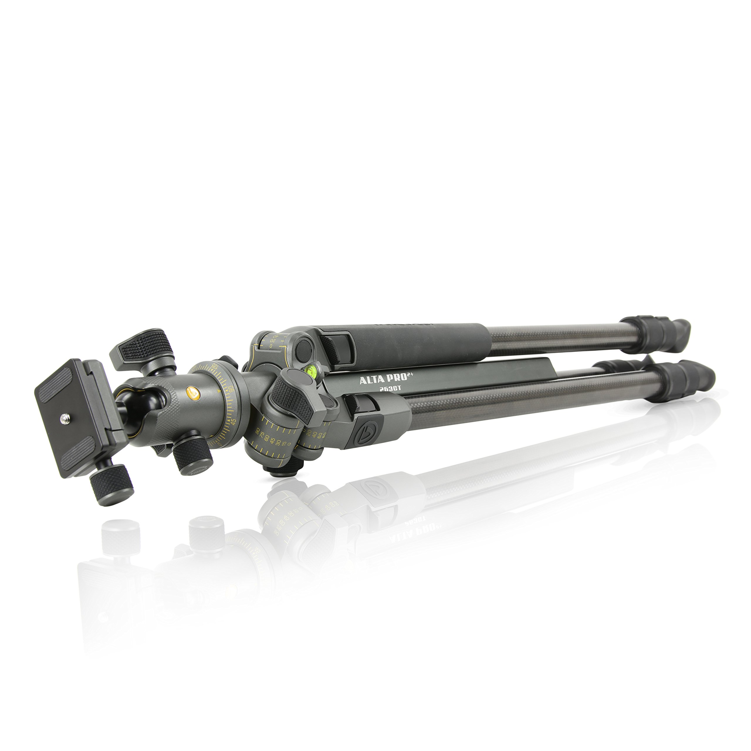 Vanguard Alta Pro 2+ 263CB 100 Carbon Fiber Tripod with Alta BH-100 Ball Head and Multi-Angle Center Column for Sony, Nikon, Canon DSLR Cameras