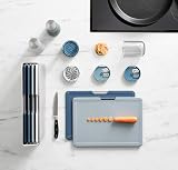 Joseph Joseph Editions Milltop Non-Spill Salt and Pepper Mill Set Blue (2) view 9