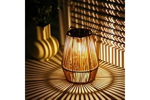 Solar Lanterns, KagoLing Solar Lanterns Outdoor Waterproof Solar Lights for Outside Hanging Solar Woven Lantern Solar Lamp Lights Decoration for Garden,Yard,Patio,Porch,Trees,Lawn,Pathway, 1 Pack