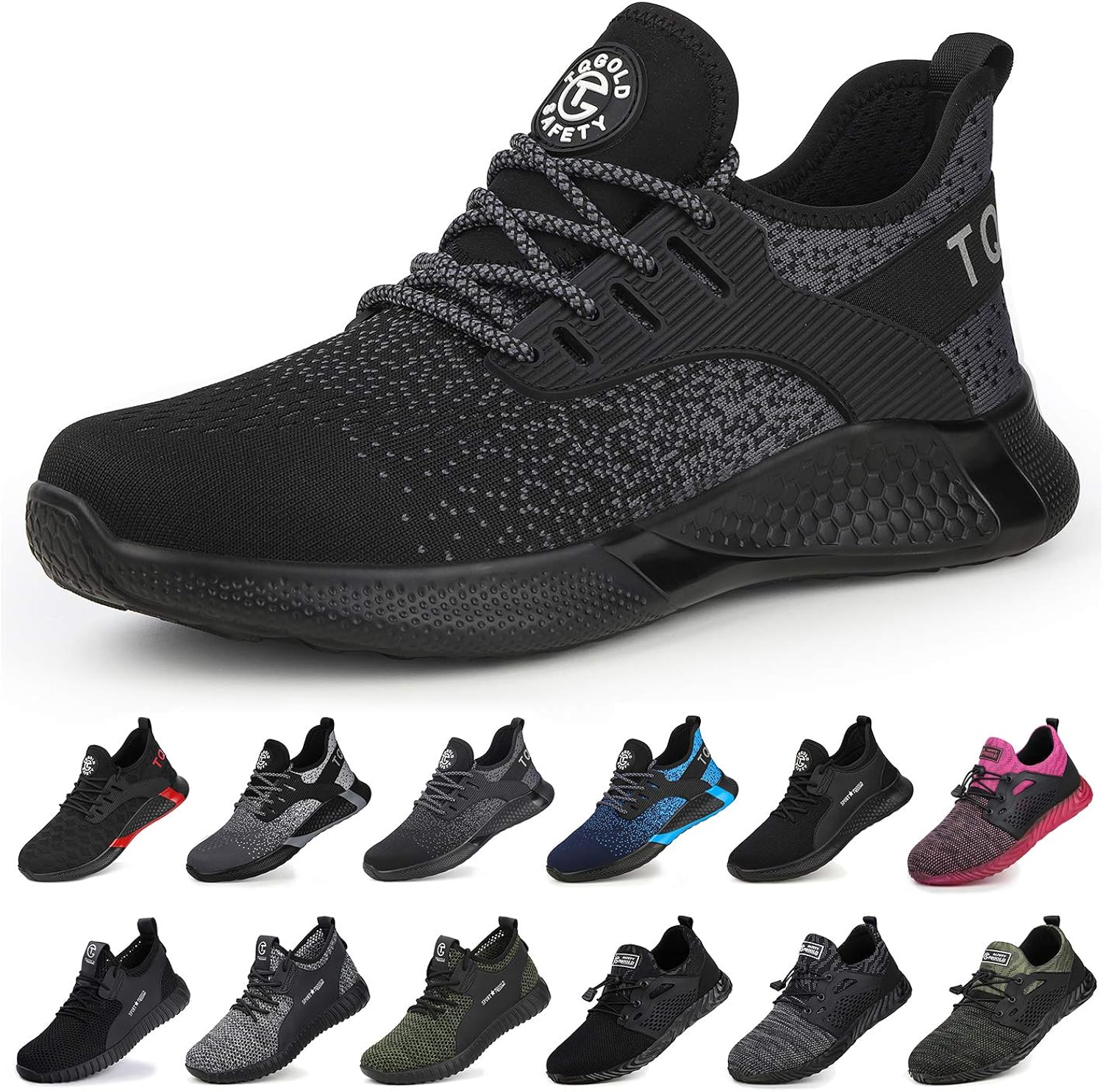 ladies lightweight steel toe cap trainers