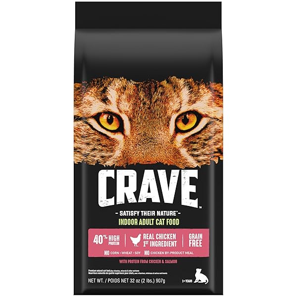 CRAVE GRAIN FREE INDOOR ADULT HIGH PROTEIN NATURAL...