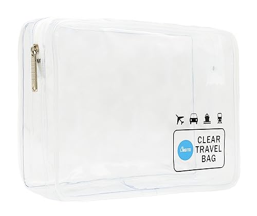 TSA Approved Clear Travel Toiletry Bag Make up Bag Cosmetic - Main Image
