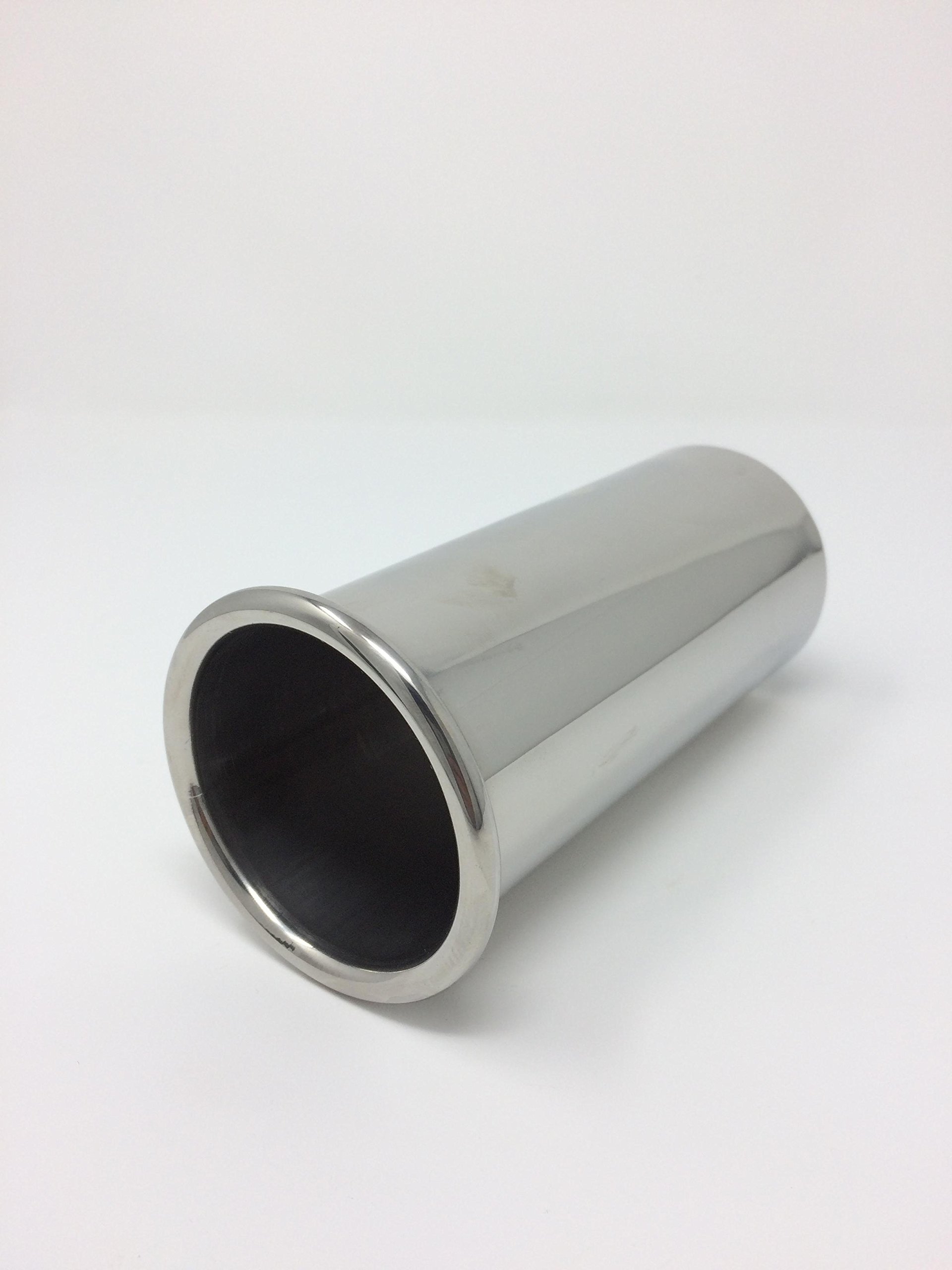 Stainless Steel Rolled Tip Exhaust 36mm - 55 mm