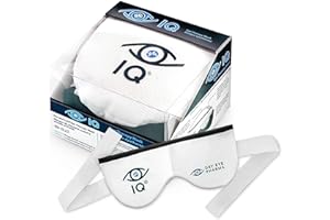 IQ® Hot & Cold Eye Therapy Mask | Reusable Compress for Dry Eyes, Blepharitis, Styes, Puffy Eyes & Migraine Relief | Microwav