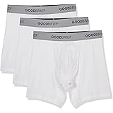 Good Brief Men's Cotton Stretch Classic Fit Boxer Briefs (3-Pack or 5-Pack)