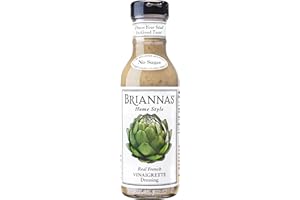 Brianna's Homestyle Real French Vinaigrette, Salad Dressing, Gluten Free, No Sugar, Vegan, No MSG, 355ml