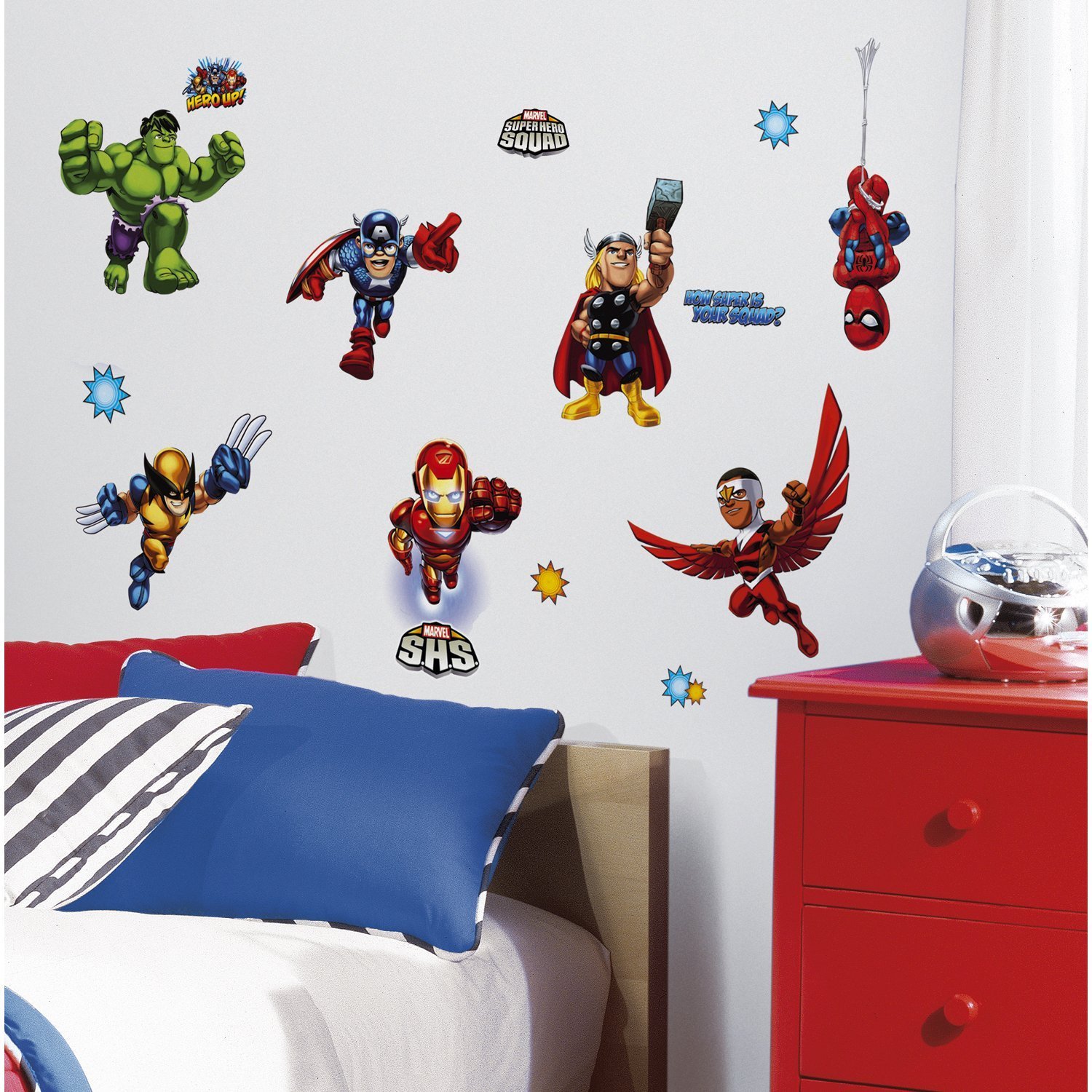 Buy Marvel Superhero Comic The Avengers XMen Super Hero Squad Wall