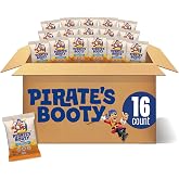 Pirate's Booty Cheddar Blast Cheese Puffs, Gluten-Free, Kids Snacks, 0.75oz (16ct)