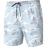 HUK Mens Pursuit Volley Pattern Short, Quick-Dry Shorts for Men