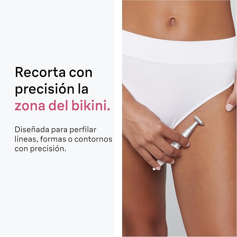Silk·épil Recortadora para La Zona del Bikini Y Cejas, FG1105, Rosa