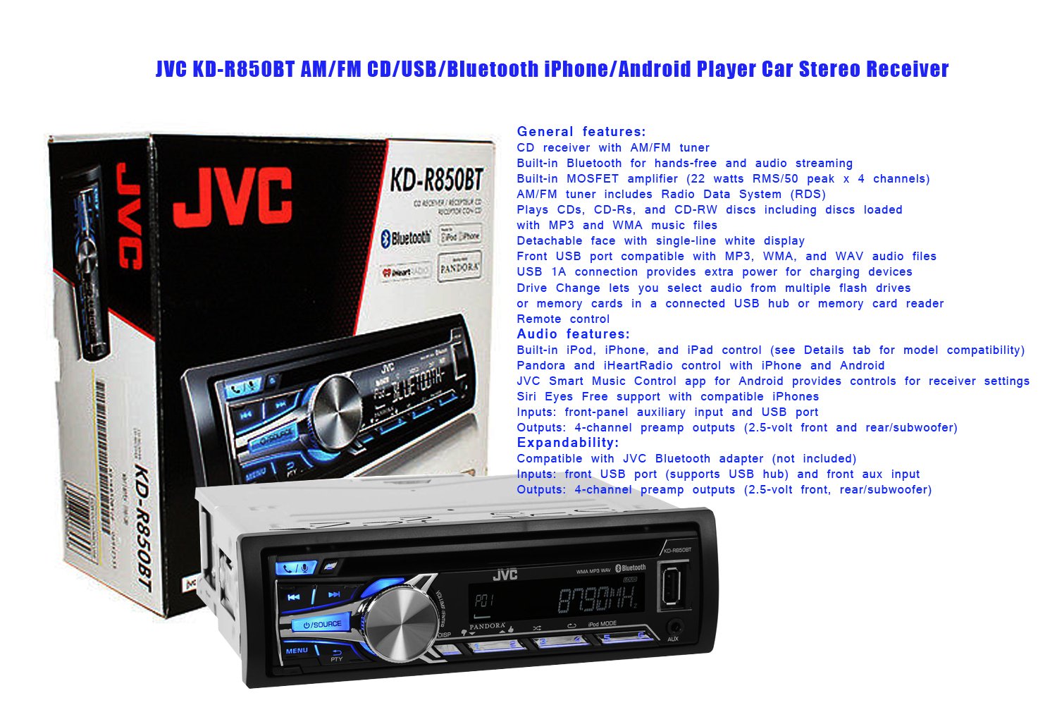 JVC KD-R850BT Receiver Drivers ford laser wiring diagram stereo 