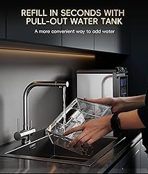 ecozy Nugget Ice Maker Countertop, Smart Pebble Ice