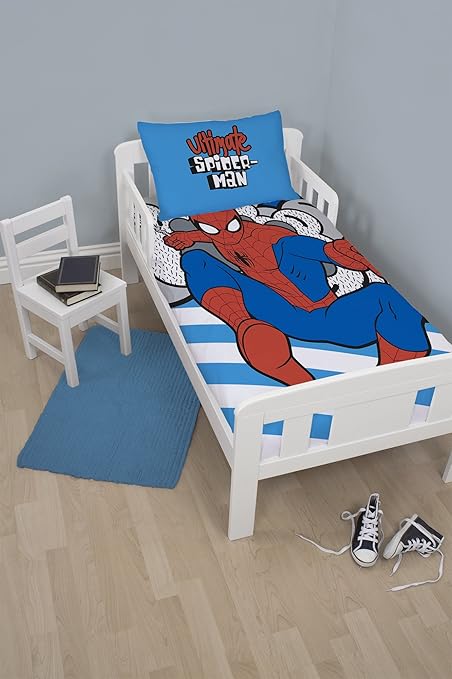 spiderman cot bed set