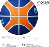 Molten BGR7-NOR Premium Rubber Basketball Size 6 Blue Orange Indoor/Outdoor view 3