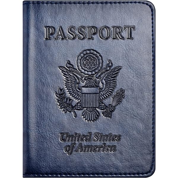 Plantilla Canva De Invitación De Pasaporte Azul Marino Con Tarjeta De