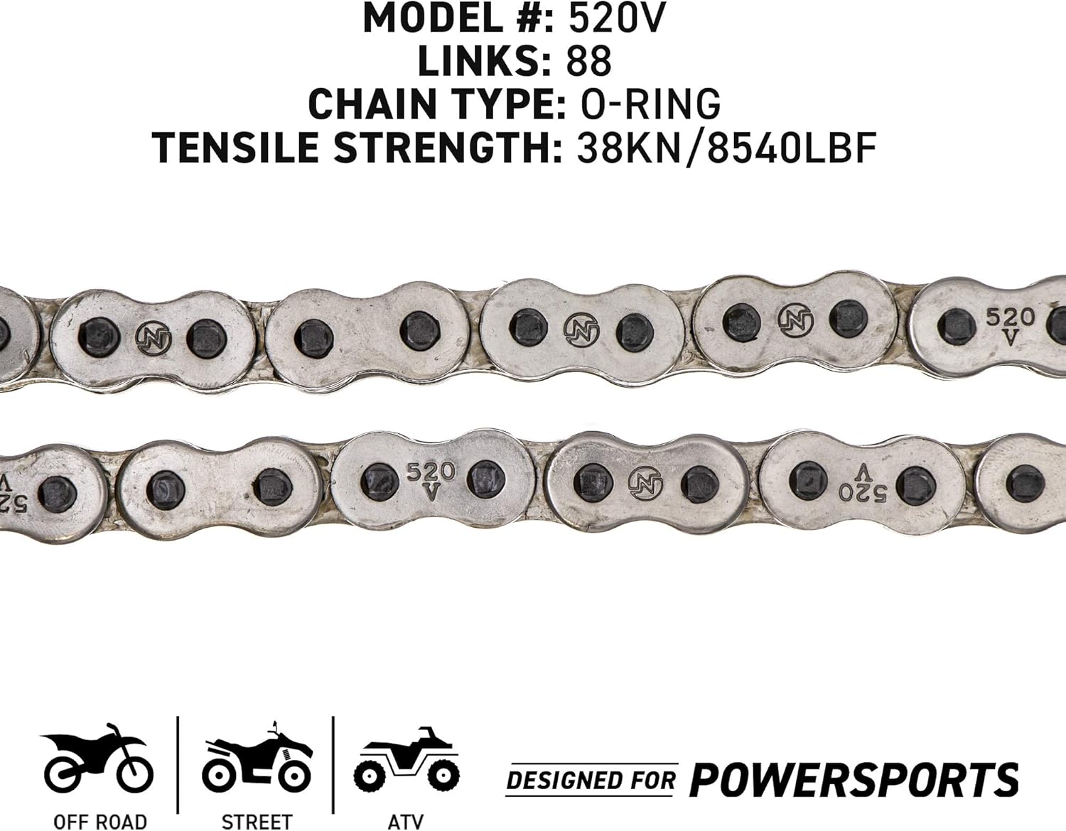 Sportrax Honda for Combo Chain Sprocket Drive NICHE 400 Links 88 XRing