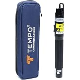 TEMPO Communications 180XL Visual Fault Locator Fiber Optic | Industrial Grade 1 mW Class 2 Certification VFL | Professional Fiber Light Meter